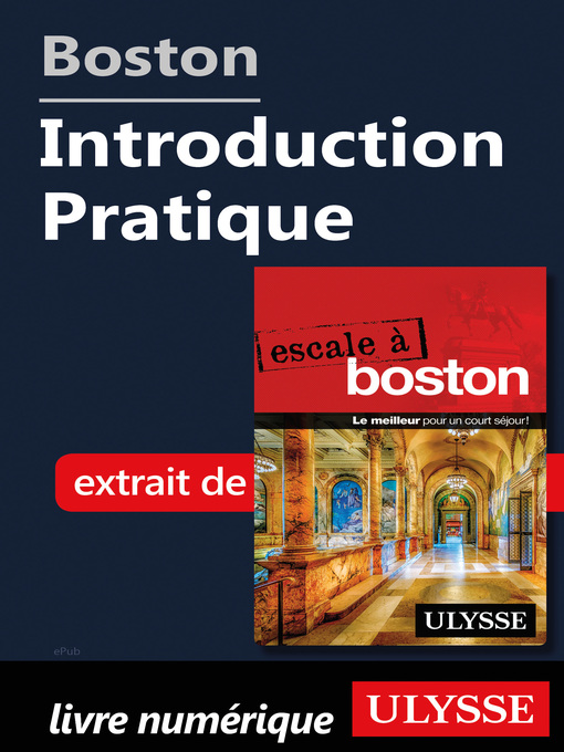 Title details for Boston--Introduction Pratique by Ouvrage Collectif - Available